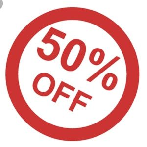 50% OFF STARTING NOW